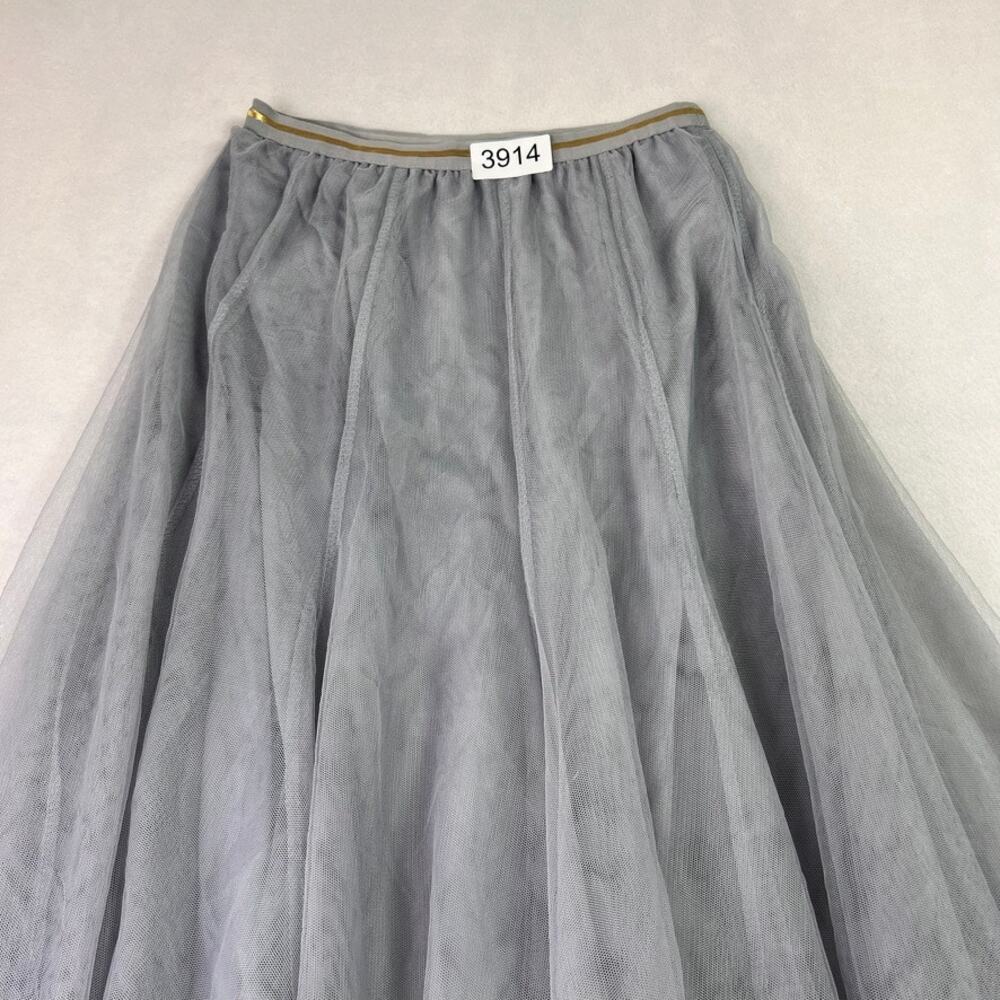 Skirt Womens Tulle Pleated High Waist Holiday Fishtail Patchwork Skirt Lined - Picture 7 of 10